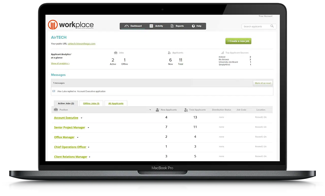 Hire on the Go | Applicant Tracking | Workplace HCM
